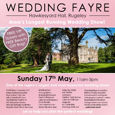Hawkesyard Hall, Rugeley Wedding Show
