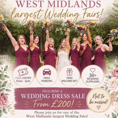 Wedding Dress Sale From £200 & Wedding Fair at Village Hotel Dudley