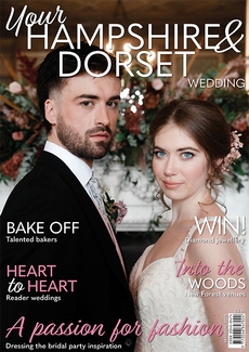 Cover of the May/June 2025 issue of Your Hampshire & Dorset Wedding magazine