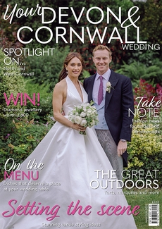 Cover of the May/June 2025 issue of Your Devon & Cornwall Wedding magazine