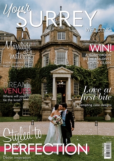 Cover of the February/March 2026 issue of Your Surrey Wedding magazine