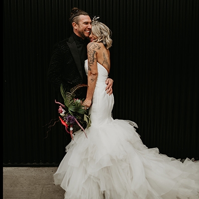 Real Weddings: Jungle disco