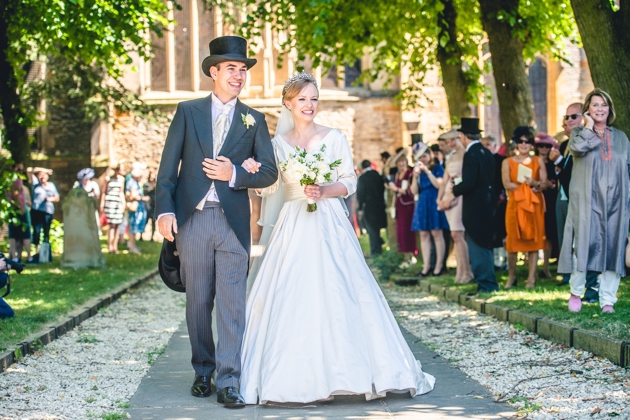 Owners on their wedding day