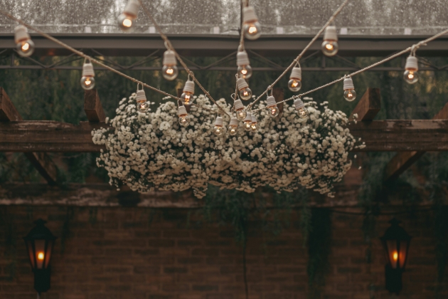 Wedding flowers garden party