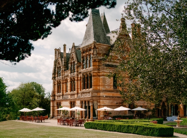 Ettington Park Hotel Victorian Gothic manor wedding venue in the Stour Valley