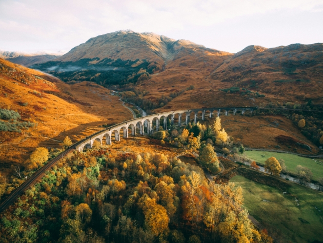 Scotland famous train bridge