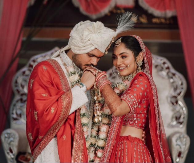 indian couple getting married