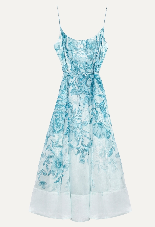 Blue flroal dress from Phase Eight Chelsea Flower Show edit