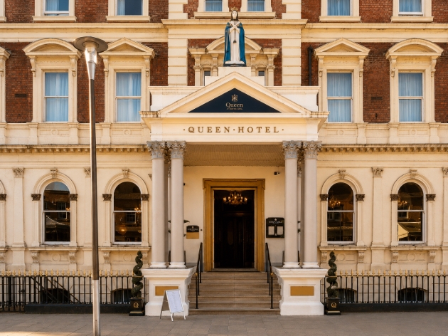 Grand outside architecture of hotel