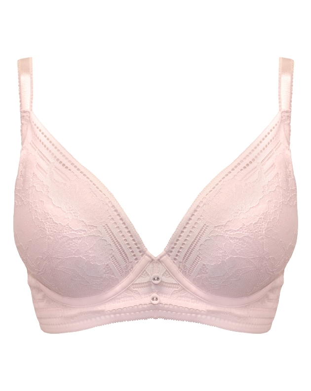 Pour Moi Taylor Lace High Apex Push-Up Padded Plunge Bra 