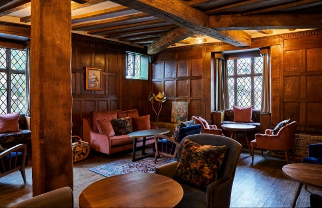 Hotel Indigo cosy sitting area